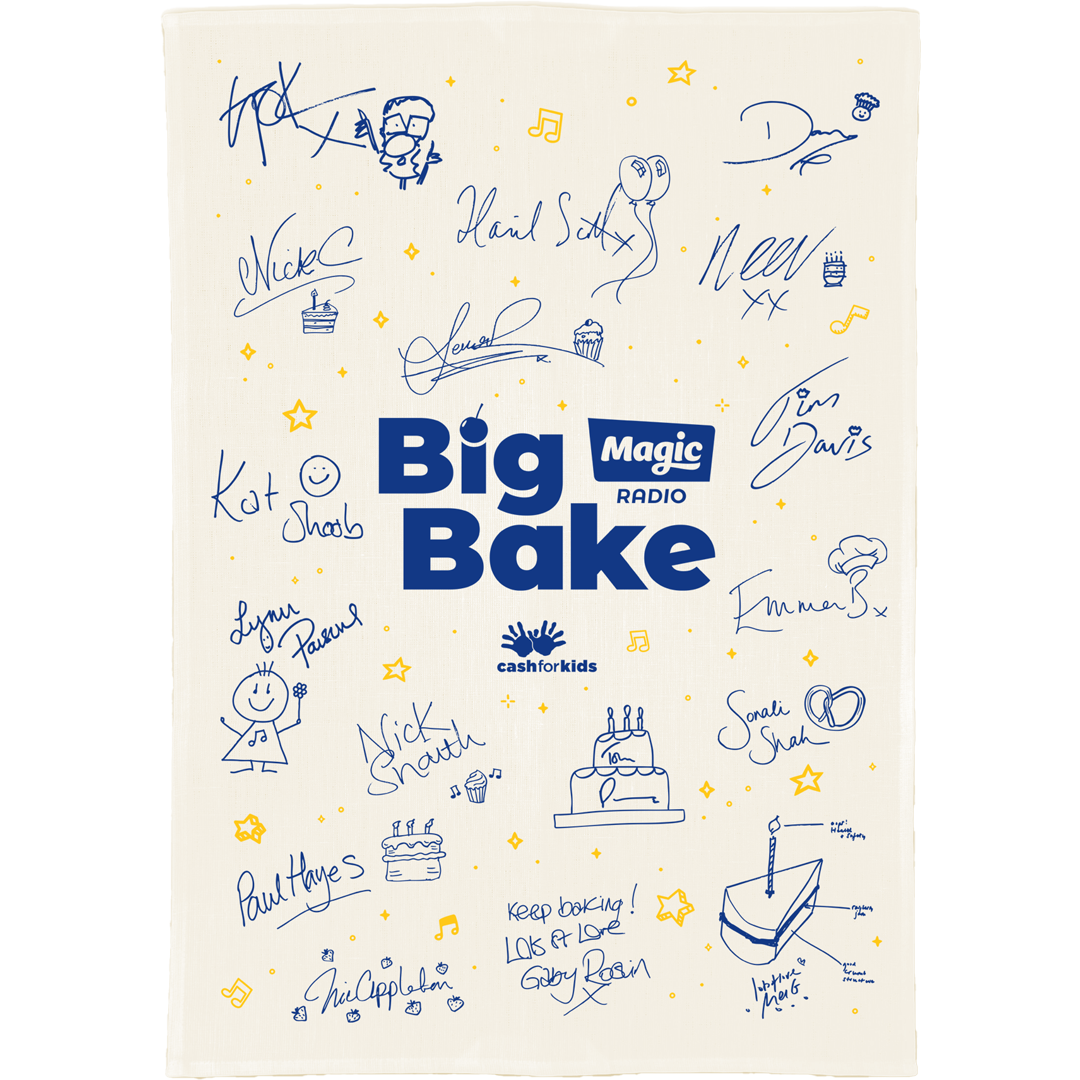 Magic Radio's Big Bake Tea Towel