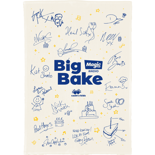 Magic Radio's Big Bake Tea Towel