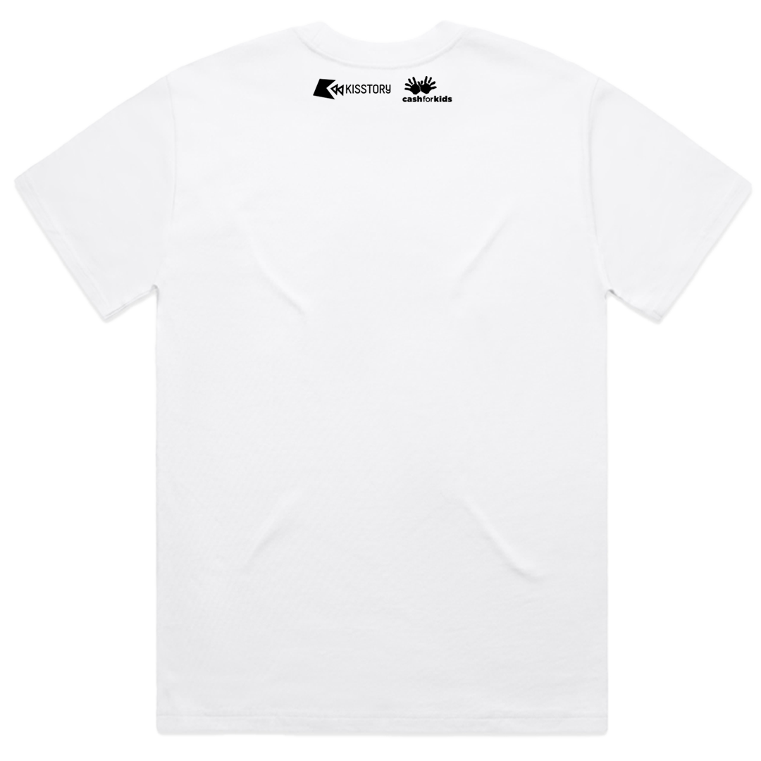 KISSTORY Marvin T-Shirt White (Oversized)