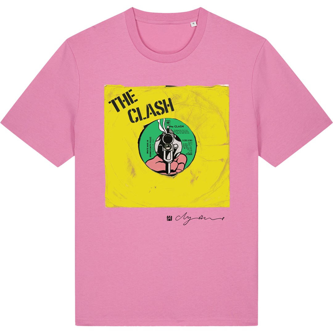 The Clash Vinyl Revival T-Shirt (Pink)