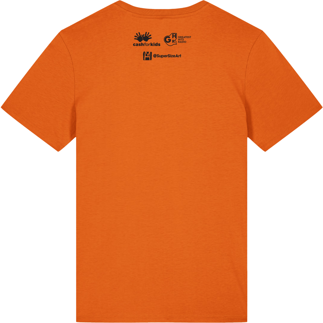 David Bowie Vinyl Revival T-Shirt (Orange)