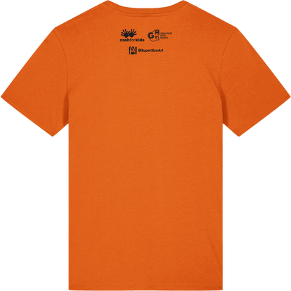 David Bowie Vinyl Revival T-Shirt (Orange)