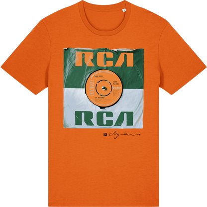 David Bowie Vinyl Revival T-Shirt (Orange)