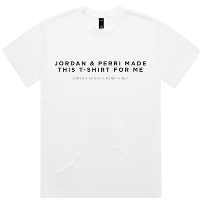 KISS Jordan & Perri T-shirt White (Oversized)