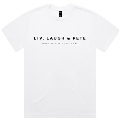 KISS Olivia & Pete T-Shirt White (Oversized)