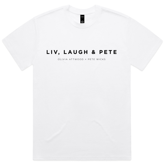 KISS Olivia & Pete T-Shirt White (Oversized)