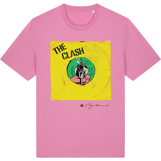 The Clash Vinyl Revival T-Shirt (Pink)